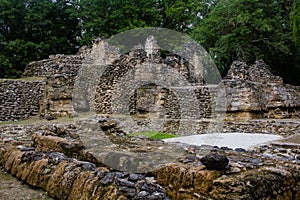 Archaeological Site: Uaxactun, ancient sacred Maya place and astronomical observatory