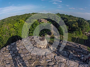 Archaeological Site: Yaxha, the third largest Mayan city in the Mesoamerican region