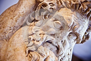 Archaeological Statue Detail