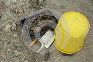 Archaeology tools and finds