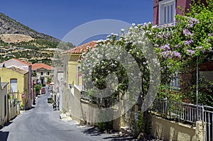 Archanes, Crete - Greece. View of Archanes village from the road that leads to the old town hall