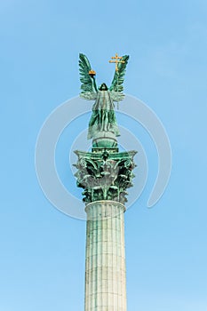 Archangel Gabriel on top of column