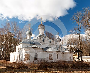 Archangel Michael Church in the museum estate Archangelskoye near Moscow