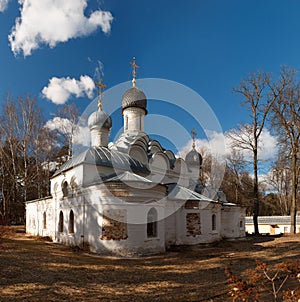 Archangel Michael Church in the museum estate Archangelskoye near Moscow