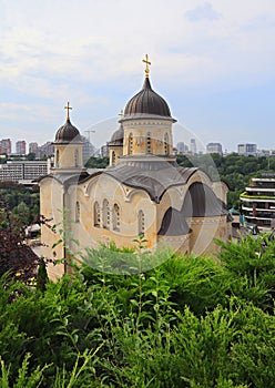 Archangelo-Mikhailovsky Zverinetsky monastery - a cave monastery in Kyiv, Ukraine photo