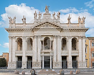 The Archbasilica of Saint John Lateran (Basilica di San Giovanni in Laterano). Rome, Italy