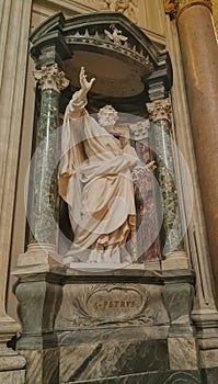 Archbasilica of Saint John Lateran. Taken in Rome/Italy, 11.02.2017