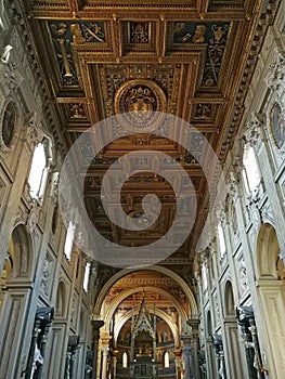 Archbasilica of Saint John Lateran. Taken in Rome/Italy, 11.02.2017