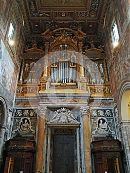 Archbasilica of Saint John Lateran. Taken in Rome/Italy, 11.02.2017