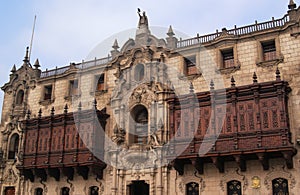 The Archbishop Palace in Lima photo