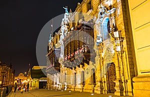 Archbishop Palace of Lima in Peru photo