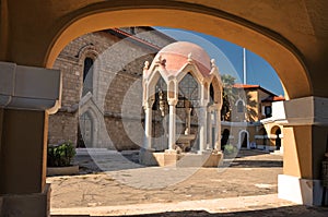 Archbishops palace courtyard