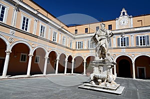 Archbishops Palace courtyard, Pisa, Italy