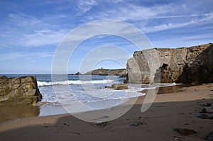 Arche in the cliff at Quiberon photo