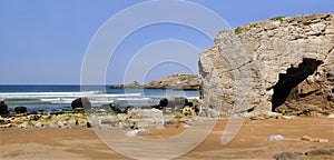Arche on the coastline of Quiberon in France photo
