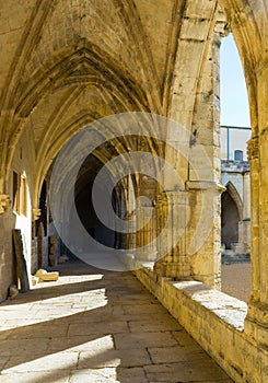 Courtyard of Cathedral of Saint Nazaire, Beziers