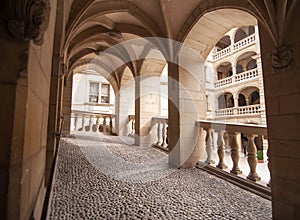 Arched corridors, Town hall, Geneva