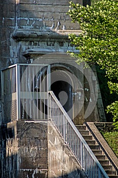 Arched Doorway At Historic Peterborough Lift Lock