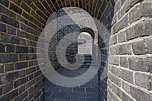 Arched doorway of watch towers on Great China wall