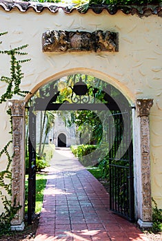 Arched entrance