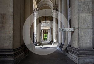 Arched entrance to Berlin Cathedral Germany