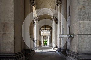 Arched entrance to Berlin Cathedral Germany