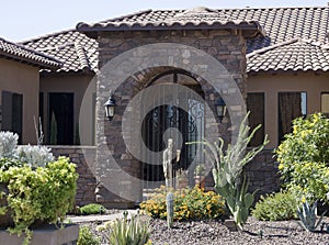 Arched entryway