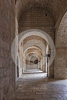 Arched Hallway in Fort Lovrijenac
