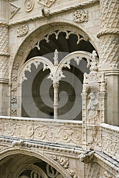 Arched Ornate Relief at the Monastery of Jeronimos