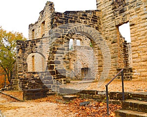 Arched passage of the South Side of the HaHa Tonka Castle
