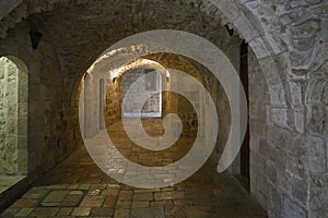 An Arched Passageway in Old Jerusalem, Israel