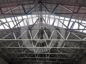 Arched roof steel structure the design for warehouse