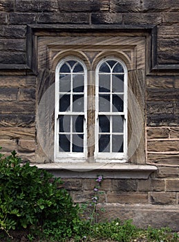 Arched sliding sash windows