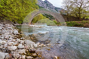 Arched stone bridge of Pyli, Thessaly, Greece