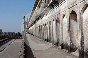 Arched wall of the Mughal shrine Bara Imambara