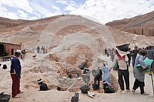 Archeological Dig, Valley of the Kings, Egypt