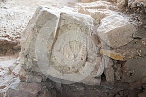 Archeological excavations in the church. Europe.