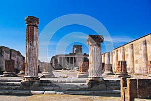 Archeological excavations of Pompeii, Italy