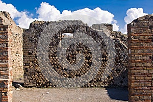 Archeological excavations of Pompeii, Italy