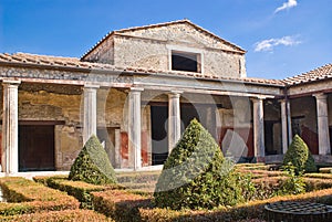 Archeological excavations of Pompeii, Italy