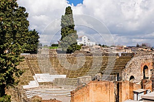 Archeological excavations of Pompeii, Italy