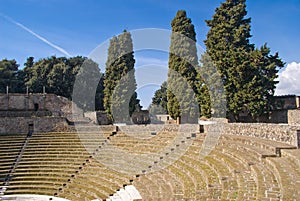 Archeological excavations of Pompeii, Italy