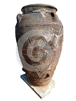 Archeological greek amphora