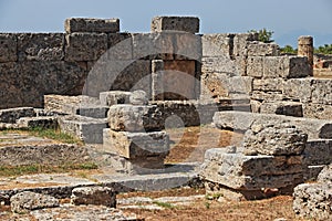 The archeological park of Paestum in Italy