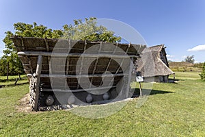 Archeological park in Szazhalombatta, Hungary