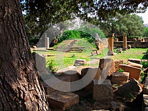Archeological roman site of Tipasa photo