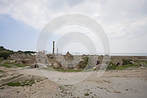 Archeological site of Carthage, Antonine Thermae, Tunis, Tunisia