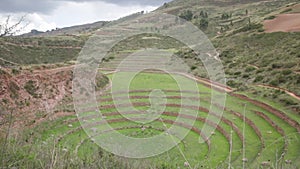 Archeological site Moray in Cusco Peru.