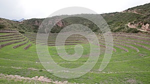 Archeological site Moray in Cusco Peru.