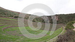 Archeological site Moray in Cusco Peru.